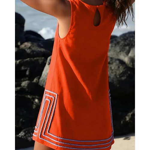 Vestido Luz | Vestido corto naranja para mujer | SIXXTA